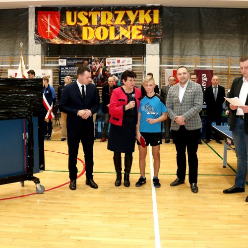 Otwarcie 30. Młodzieżowych Mistrzostw Polski w tenisie stołowym